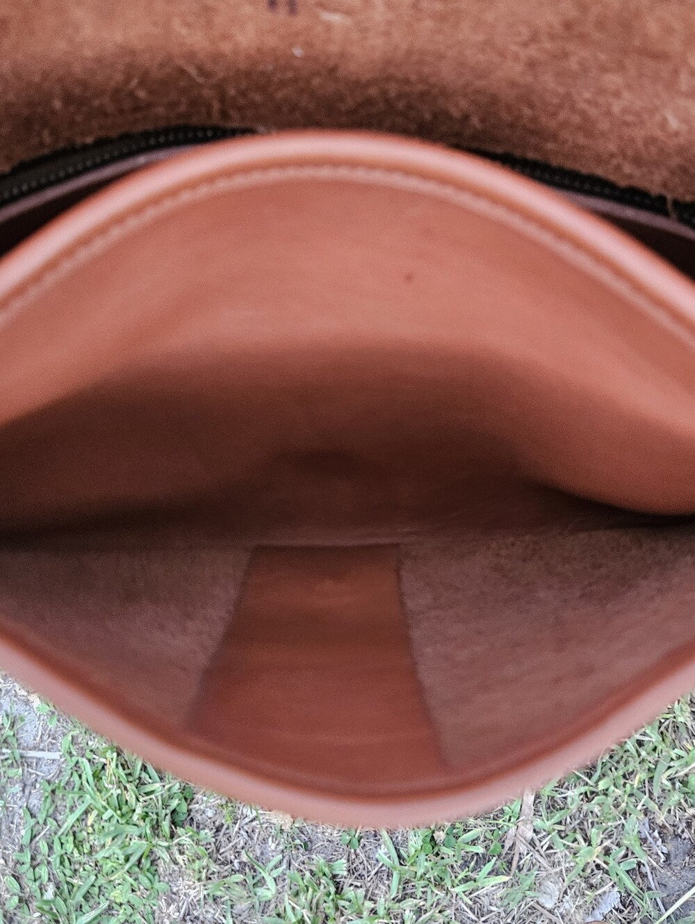 Vintage Coach Chelsea 9894 British Tan Leather Saddle Crossbody Shoulder Bag - Picture 11 of 13